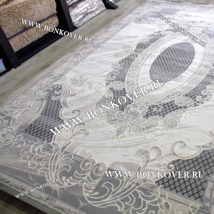 Ковер Турция Для Гостиной Дизайн 94 Серый