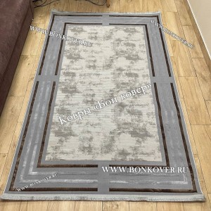 Турецкий ковер для гостиной Дизайн 07 Серый